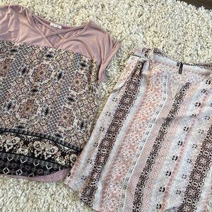 TWO Maurices blouses